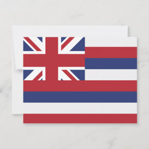 Carte Postale Drapeau de l'État d'Hawaï Drapeau de l'État Aloha