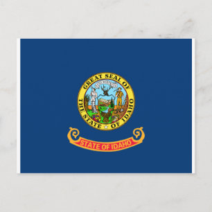 Carte Postale Drapeau de l'Idaho
