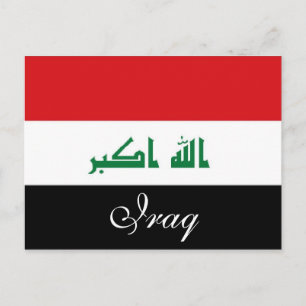 Carte Postale Drapeau de l'Irak