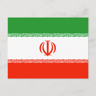 Carte Postale Drapeau de l'Iran