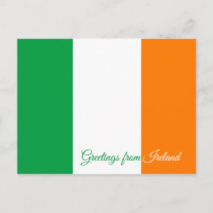 Carte Postale Drapeau de l'Irlande