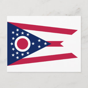 Carte Postale Drapeau de l'Ohio