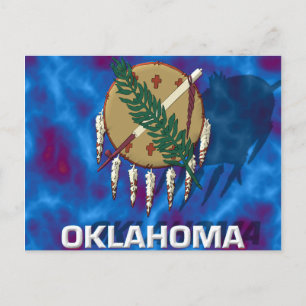 Carte Postale Drapeau de l'Oklahoma