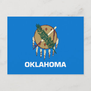 Carte Postale Drapeau de l'Oklahoma