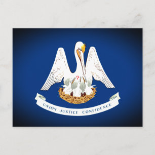 Carte Postale Drapeau de Louisiane
