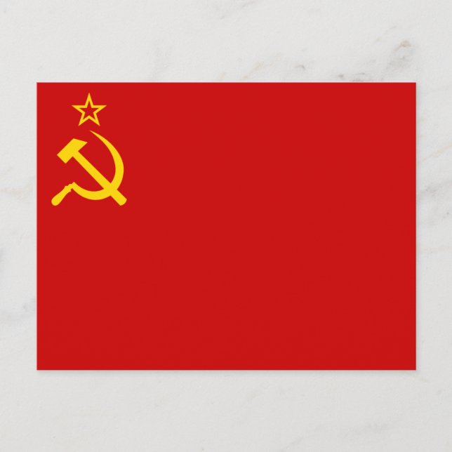 Carte Postale Drapeau de l'Union soviétique (Devant)