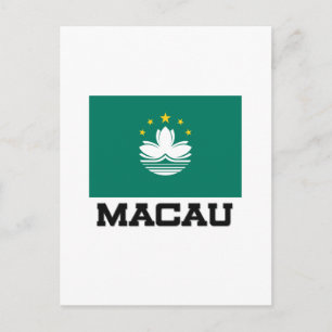 Carte Postale Drapeau de Macao