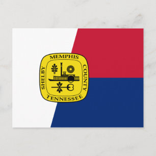 Carte Postale Drapeau de Memphis, Tennessee