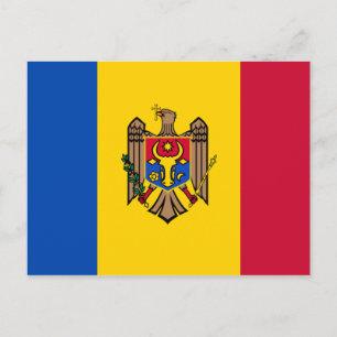 Carte Postale Drapeau de Moldova