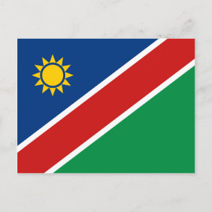 Carte postale drapeau de Namibie