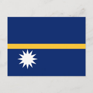 Carte Postale Drapeau de Nauru