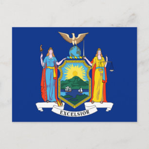 Carte Postale Drapeau de New York