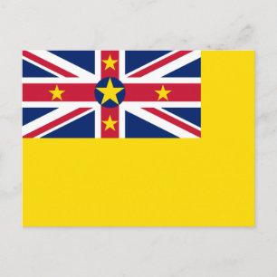 Carte Postale Drapeau de Niue