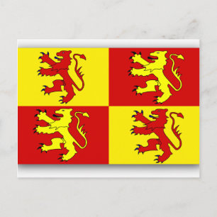 Carte Postale Drapeau de Owain Glyndwr, Royaume-Uni
