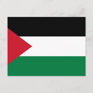 Carte Postale Drapeau de Palestine