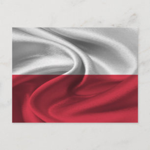 Carte Postale Drapeau de Pologne