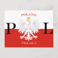 Drapeau de Pologne Aigle blanc Polska