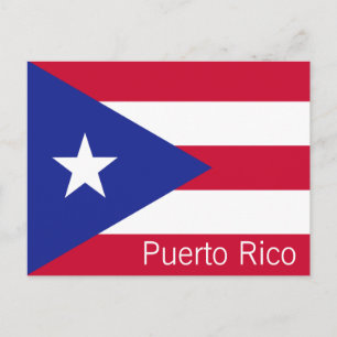 Carte Postale Drapeau de Porto Rico