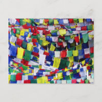 Drapeau de prière de l'art bouddhiste tibétain Aut