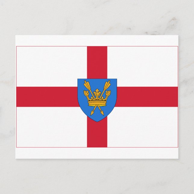 Carte Postale Drapeau de proposition de Suffolk St Edmund (Devant)