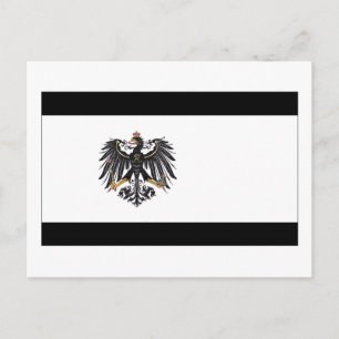 Carte Postale Drapeau de Prussen (1892-1918)