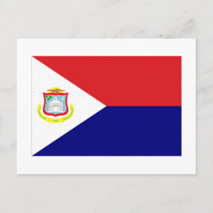 Carte Postale Drapeau de Saint-Martin