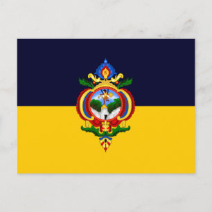 Carte Postale Drapeau de Tegucigalpa, le Honduras