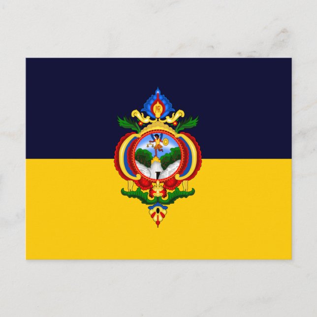 Carte Postale Drapeau de Tegucigalpa, le Honduras (Devant)