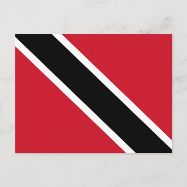 Carte Postale Drapeau de Trinité-et-Tobago (Devant)