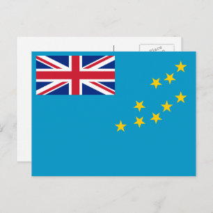 Carte Postale Drapeau de Tuvaluan, Drapeau de Tuvalu