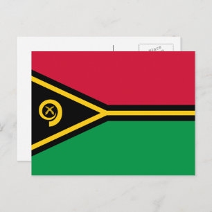 Carte Postale Drapeau de Vanuatu