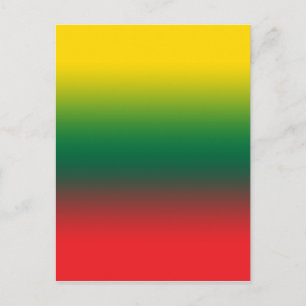 Carte Postale Drapeau dégradé de couleurs lituaniennes