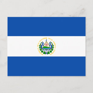 Carte Postale Drapeau d'El Salvador