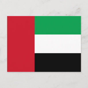 Carte postale Drapeau des Émirats arabes unis