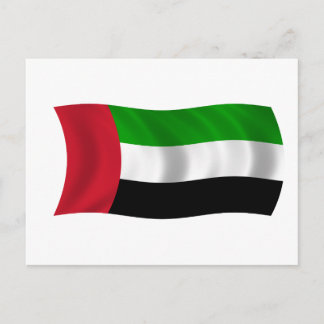 Carte Postale Drapeau des Émirats arabes unis