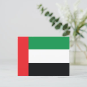 Carte Postale Drapeau des Émirats arabes unis