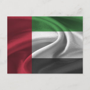 Carte Postale Drapeau des Émirats arabes unis