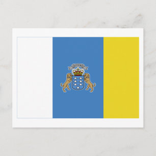 Carte Postale Drapeau des îles Canaries