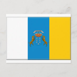 Carte Postale Drapeau des îles Canaries (Espagne)