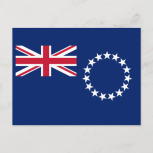 Carte Postale Drapeau des Îles Cook