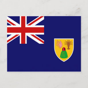 Carte Postale Drapeau des îles Turques et Caïques