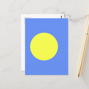 Carte Postale Drapeau des Palaos