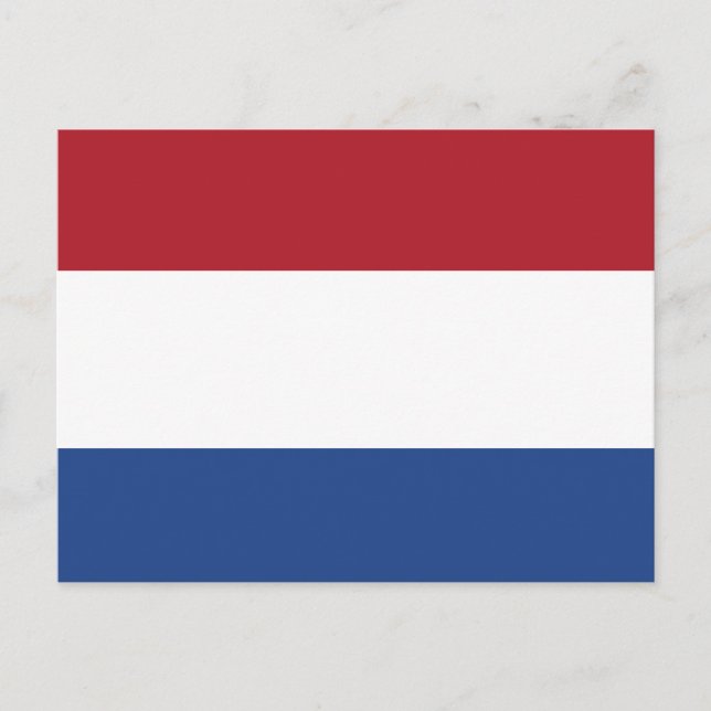 Carte Postale Drapeau des Pays-Bas (Devant)