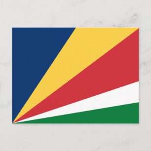 Carte Postale Drapeau des Seychelles