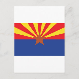 Carte Postale Drapeau d'État de l'Arizona