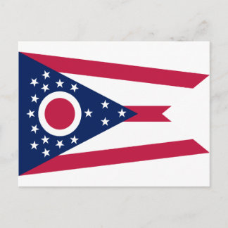 Carte Postale Drapeau d'état de l'Ohio