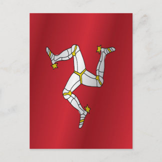 Carte Postale Drapeau d'île de Man