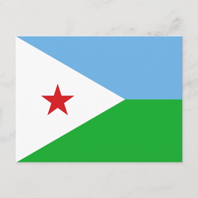 Carte postale Drapeau Djibouti (Devant)