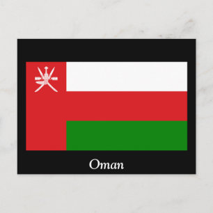 Carte Postale Drapeau d'Oman