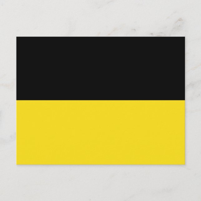 Carte Postale Drapeau du Bade-Wurtemberg (Devant)